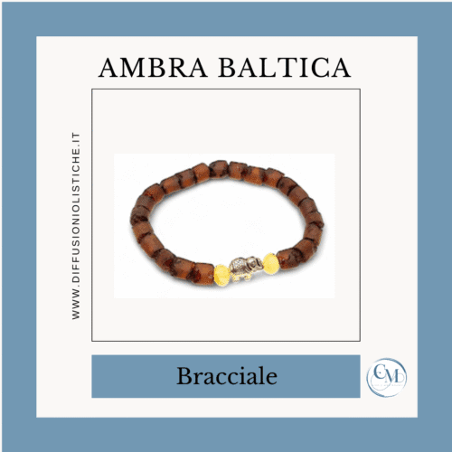 Bracciale Ambra - Inserto Elefante