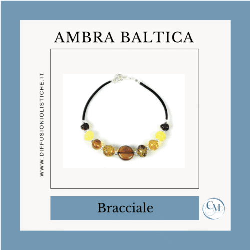 Bracciale Ambra e Caucciù