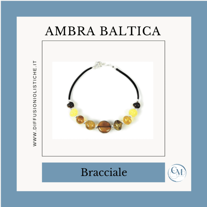 Bracciale Ambra e Caucciù