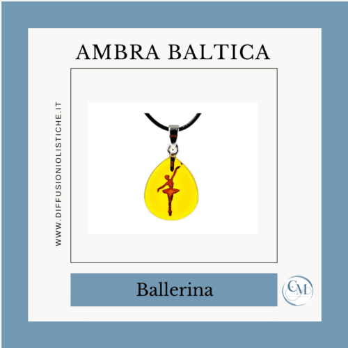 Collana con Pendente in Ambra - Ballerina