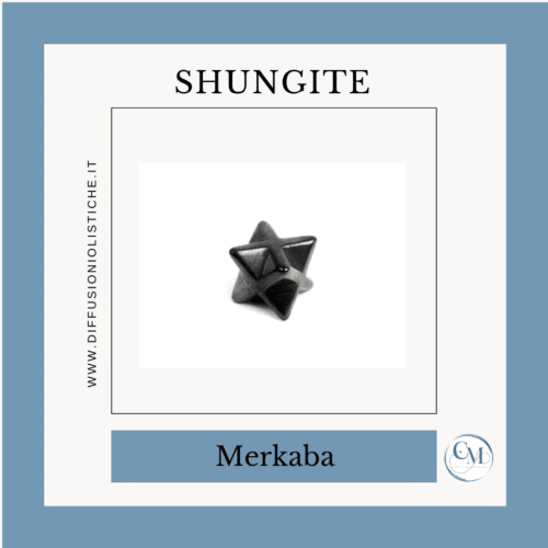 Merkaba in Shungite da 3 cm