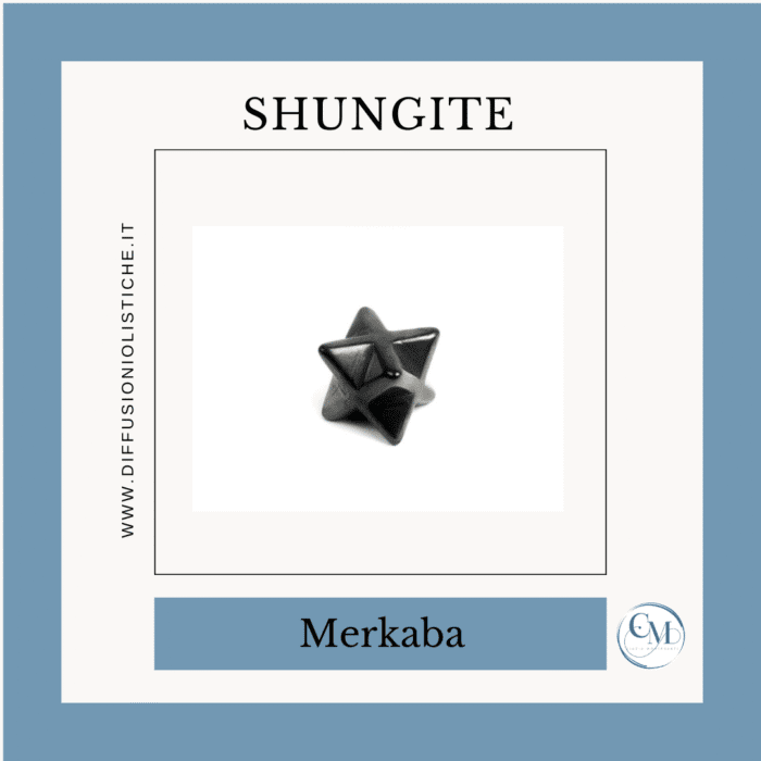 Merkaba in Shungite da 3 cm