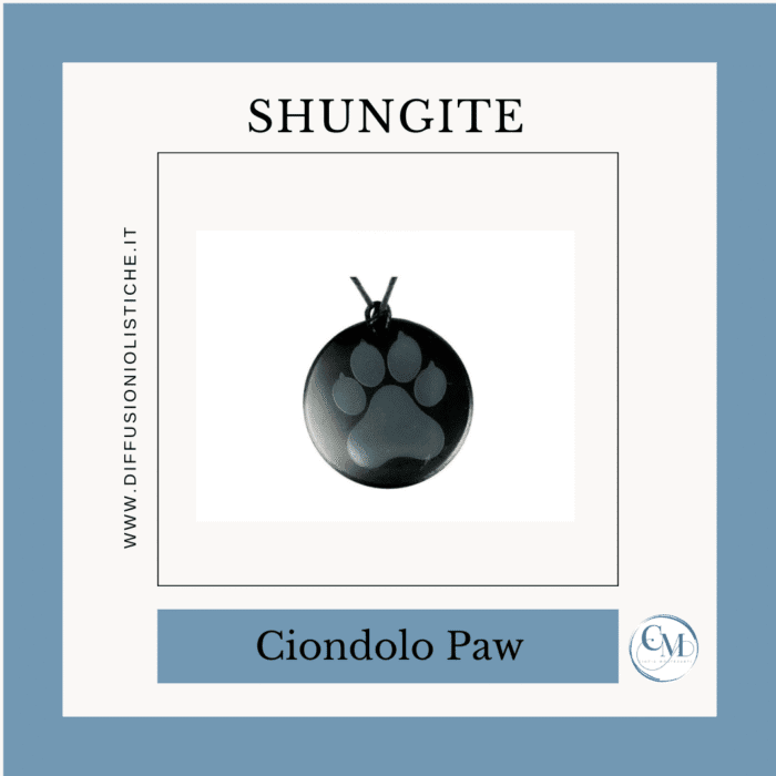 Pendente in Shungite - Paw
