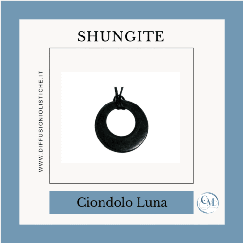 Pendente in Shungite - Cerchio