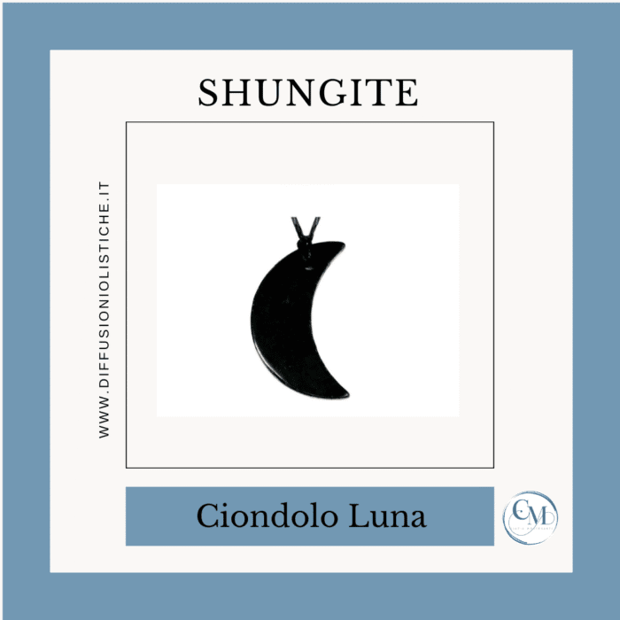 Pendente in Shungite - Luna