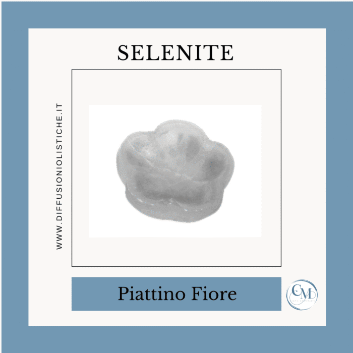 Piattino in Selenite - Fiore