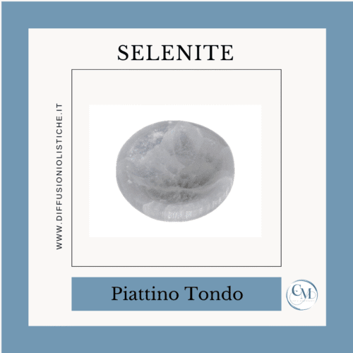 Piattino in Selenite - Tondo