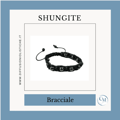 Bracciale con elastico in Shungite - Shambala