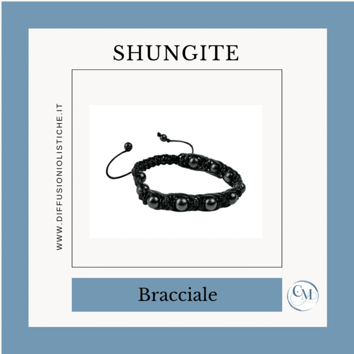 Bracciale con elastico in Shungite - Shambala