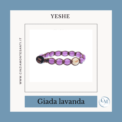 Bracciale Giada Lavanda