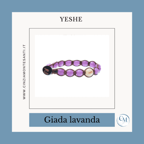 Bracciale Giada Lavanda