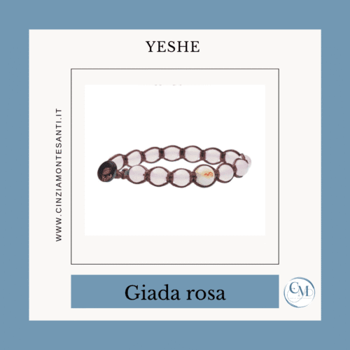 Bracciale Giada Rosa
