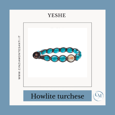 Bracciale Howlite Turchese