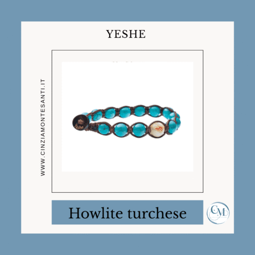 Bracciale Howlite Turchese