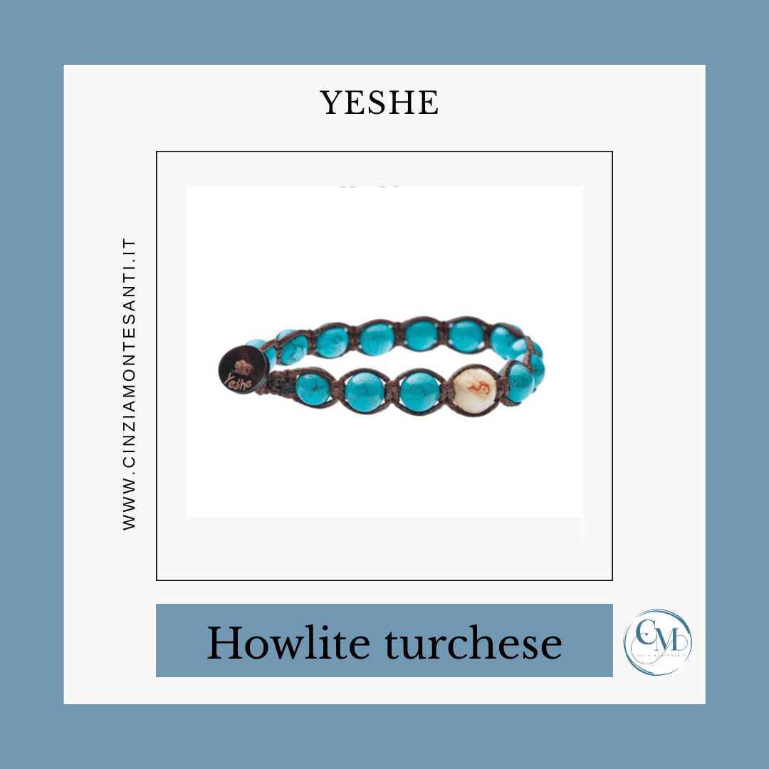 Bracciale Howlite Turchese